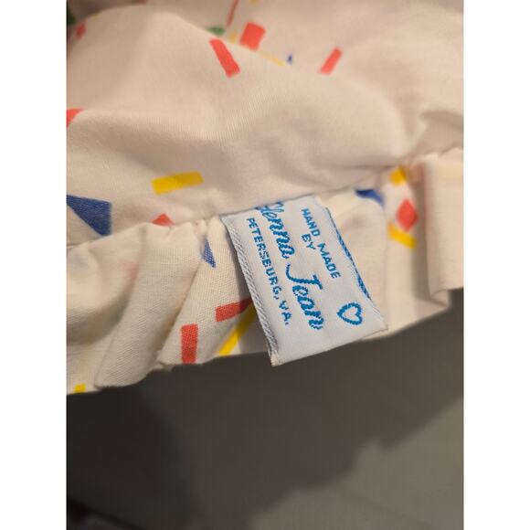 VTG 1980s Glenna Jean Balloon Primary Colors Crib Comforter Blanket 43x36 EUC - Picture 3 of 4